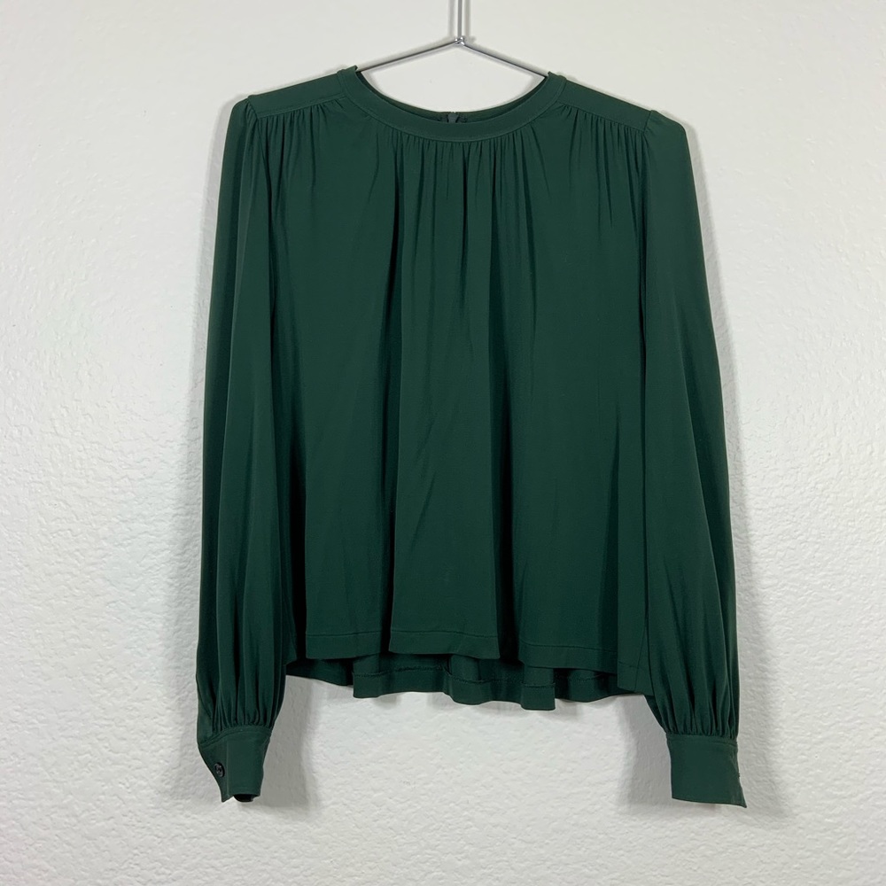 Elizabeth and James Long-sleeve Top Green Size XS
